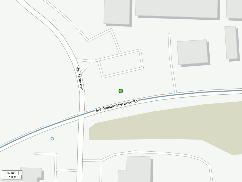 Stop location on a map